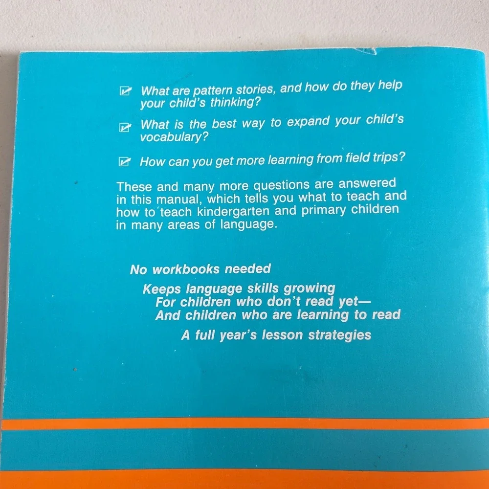 Language and Thinking for Young Children Ruth Beechick Mott Media 1987 Manual